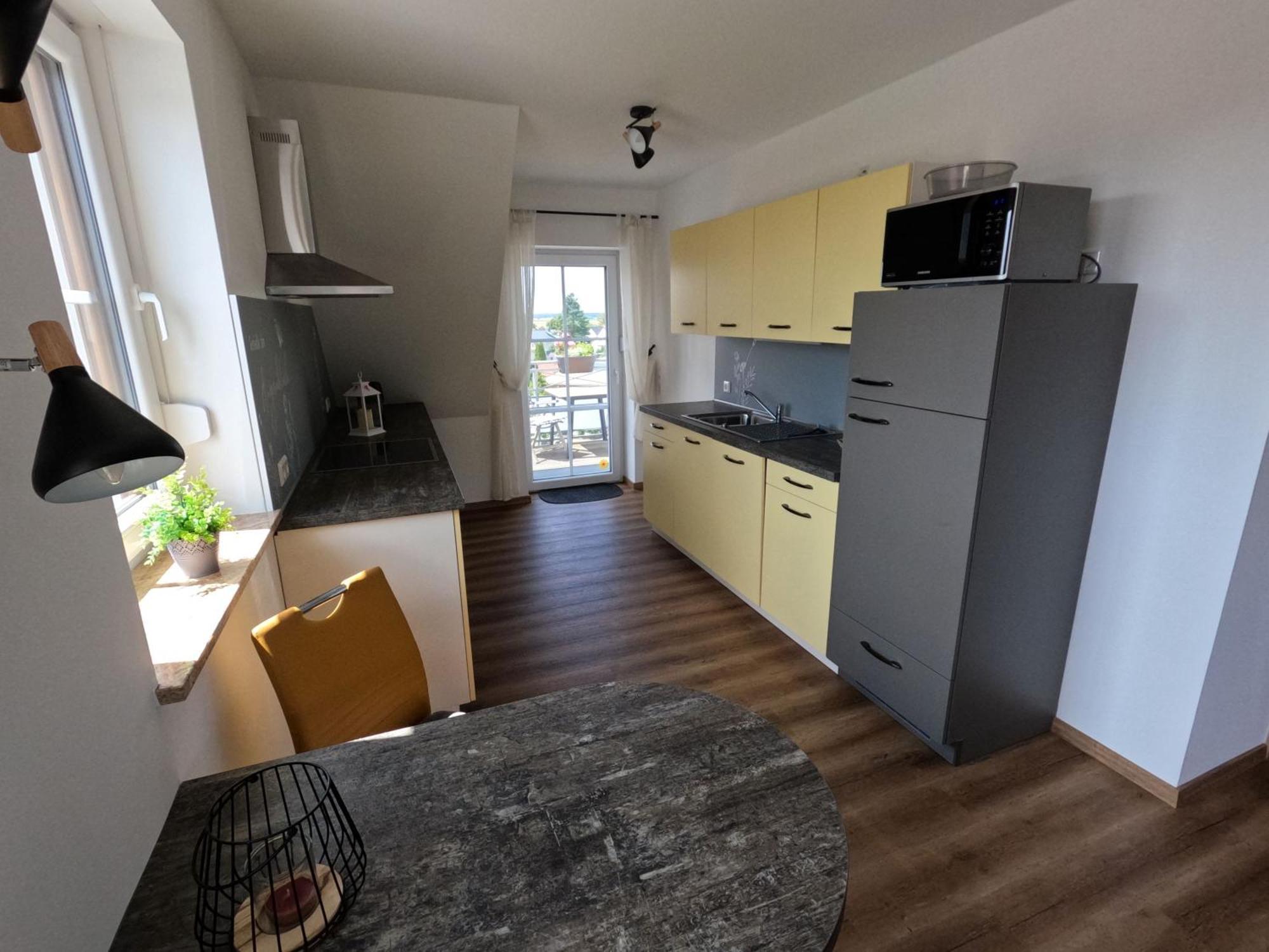 Ferienwohnung Ausblick Bad Dueben Bagian luar foto