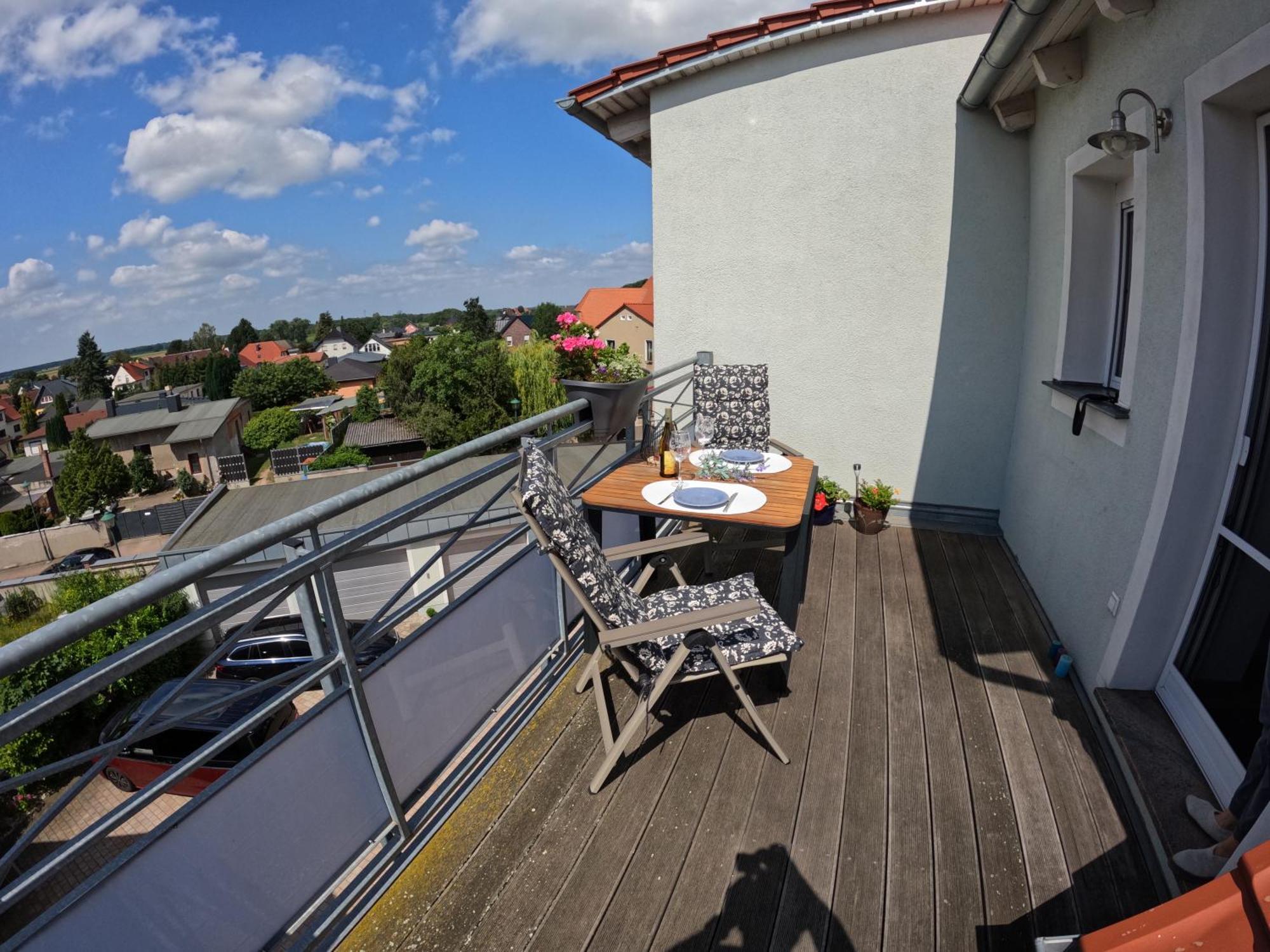 Ferienwohnung Ausblick Bad Dueben Bagian luar foto